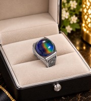 Turkis ring-তুর্কি রত্ন পাথর কালার চেঞ্জিং আংটি --কোড 11